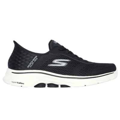 SKECHERS 男鞋 健走鞋 假鞋帶 瞬穿 泡棉鞋墊 GO WALK 7 Free Hand 2 216648BKW