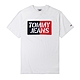 Tommy Hilfiger 熱銷印刷文字圖案短袖T恤-白色 product thumbnail 1