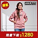 JEEP 簡約舒適立體圖騰連帽TEE-男女適穿 -粉色 product thumbnail 1