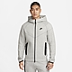 NIKE AS M NK TCH FLC FZ WR HOODIE 男運動外套-灰色-FB7922063 product thumbnail 1