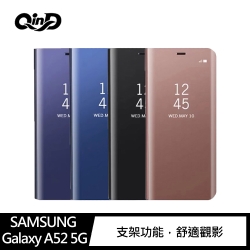 QinD SAMSUNG Galaxy A52 5G 透視皮套