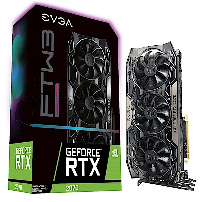 艾維克EVGA RTX2070 8GB FTW3 ULTRA BP GDDR6 顯示卡