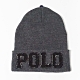Polo Ralph Lauren 熱銷經典Logo凸字毛帽 - 深灰色 product thumbnail 1