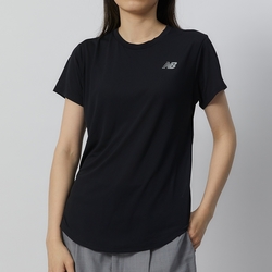 New Balance 女 黑 運動 休閒 短袖 AWT23222BK