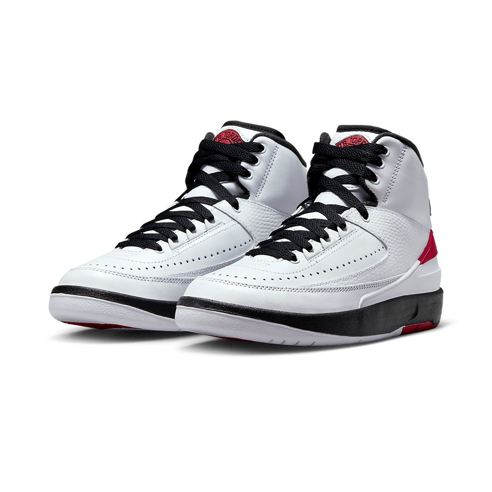 Nike Air Jordan 2 Retro Chicago 女大童鞋白色OG 芝加哥經典運動籃球