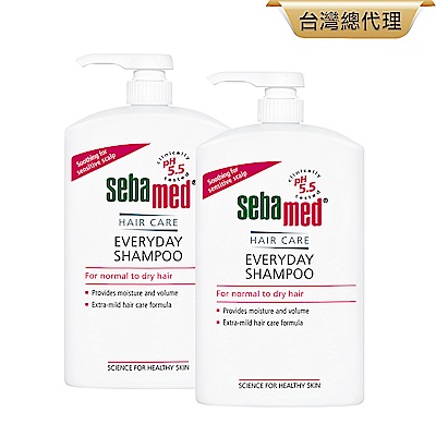 sebamed施巴 溫和洗髮乳1000ml 2入組