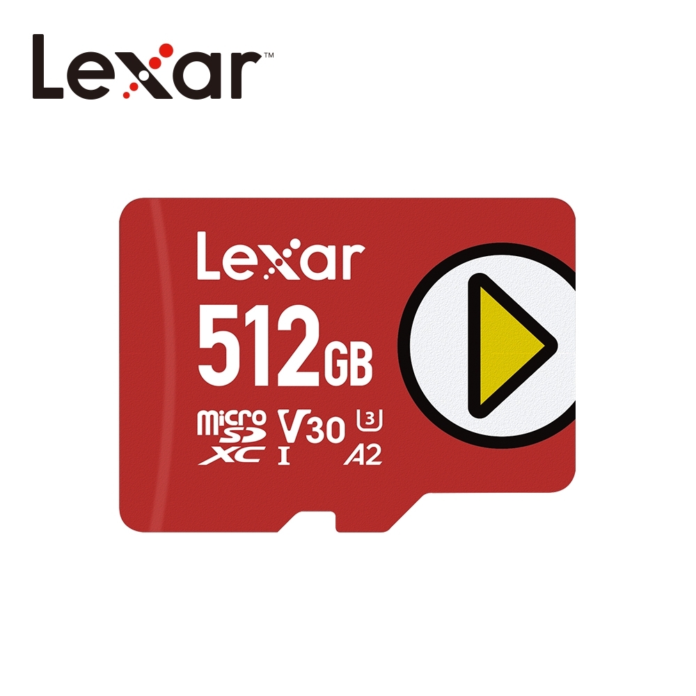 Lexar【PLAY】microSDXC UHS-I 記憶卡-512GB 台灣公司貨