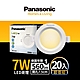 (20入)Panasonic國際牌 7W 崁孔7.5cm LED崁燈 一年保固(白光/自然光/黃光) product thumbnail 7