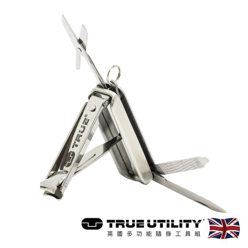 TRUE UTILITY 英國多功能多功能指甲刀工具組NailClipKit吊卡版(TU215K)