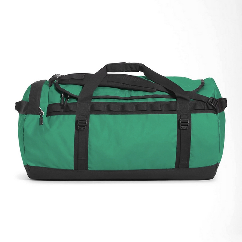 The North Face BASE CAMP DUFFEL-L多功能防潑水收納包-綠-NF0A52SBPK1