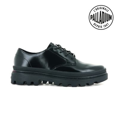 PALLADIUM PALLATROOPER OX-1 經典牛皮法式軍靴-低筒-中性-黑