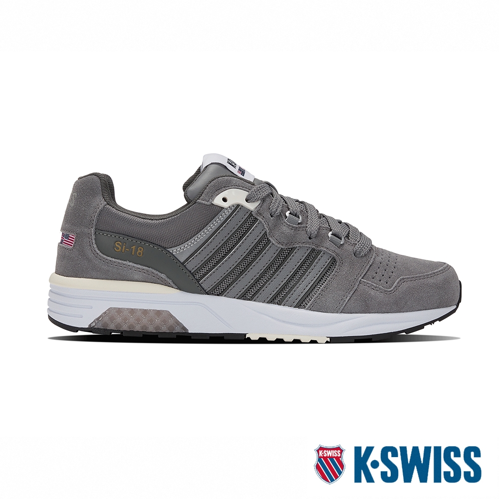 K-SWISS Si-18 Rannell Sde時尚運動鞋-男-灰