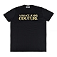 VERSACE JEANS COUTURE金蔥字母LOGO設計純棉短袖T恤(男款/黑) product thumbnail 1