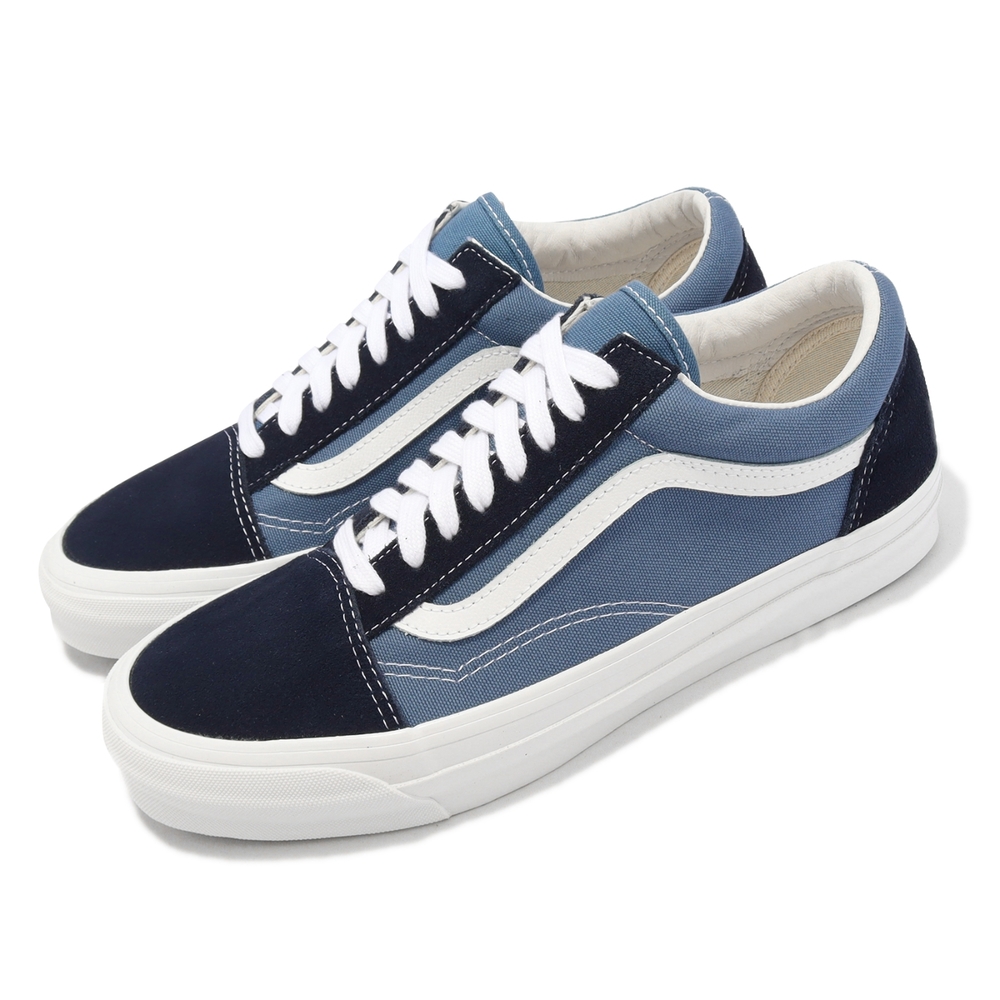 Vans 休閒鞋 OG Old Skool LX Vault 藍 白 低筒 男鞋 女鞋 經典款 情侶鞋 基本款 VN0A4P3X5OC