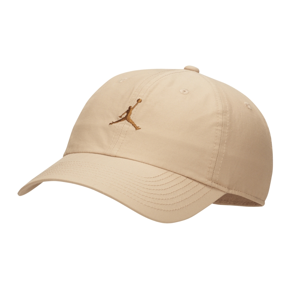 Nike 帽子 Jordan Club 男女款 棕 卡其 基本款 可調式 老帽 棒球帽 喬丹 鴨舌帽 FD5185-200