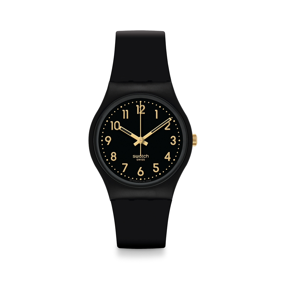 Swatch Gent 原創系列手錶 GOLDEN TAC  (34mm) 男錶 女錶 手錶 瑞士錶 錶