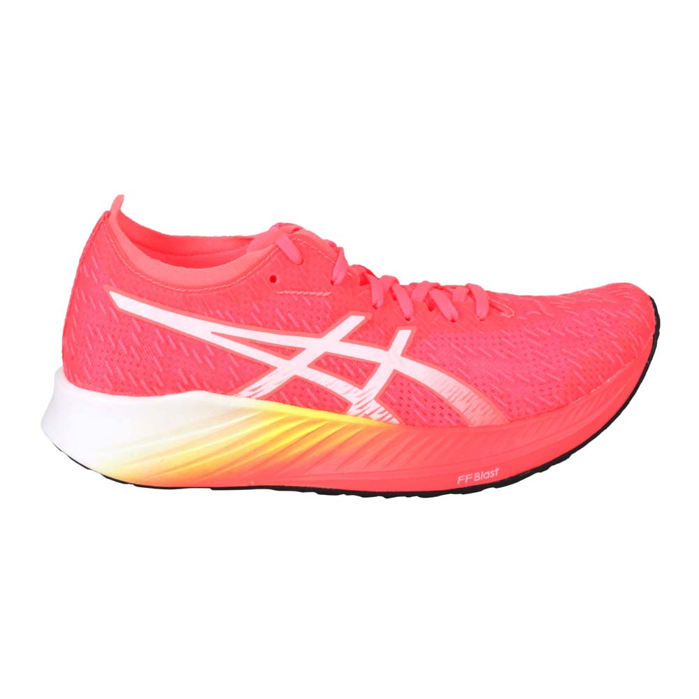 ASICS MAGIC SPEED 限量-女路跑鞋-慢跑 運動 亞瑟士 1012A895-710 螢光粉白黃