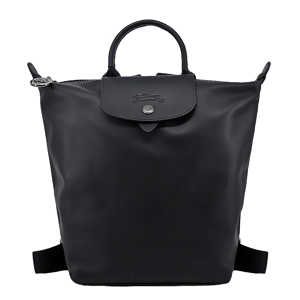 LONGCHAMP LE PLIAGE XTRA系列牛皮後背包(小/黑)