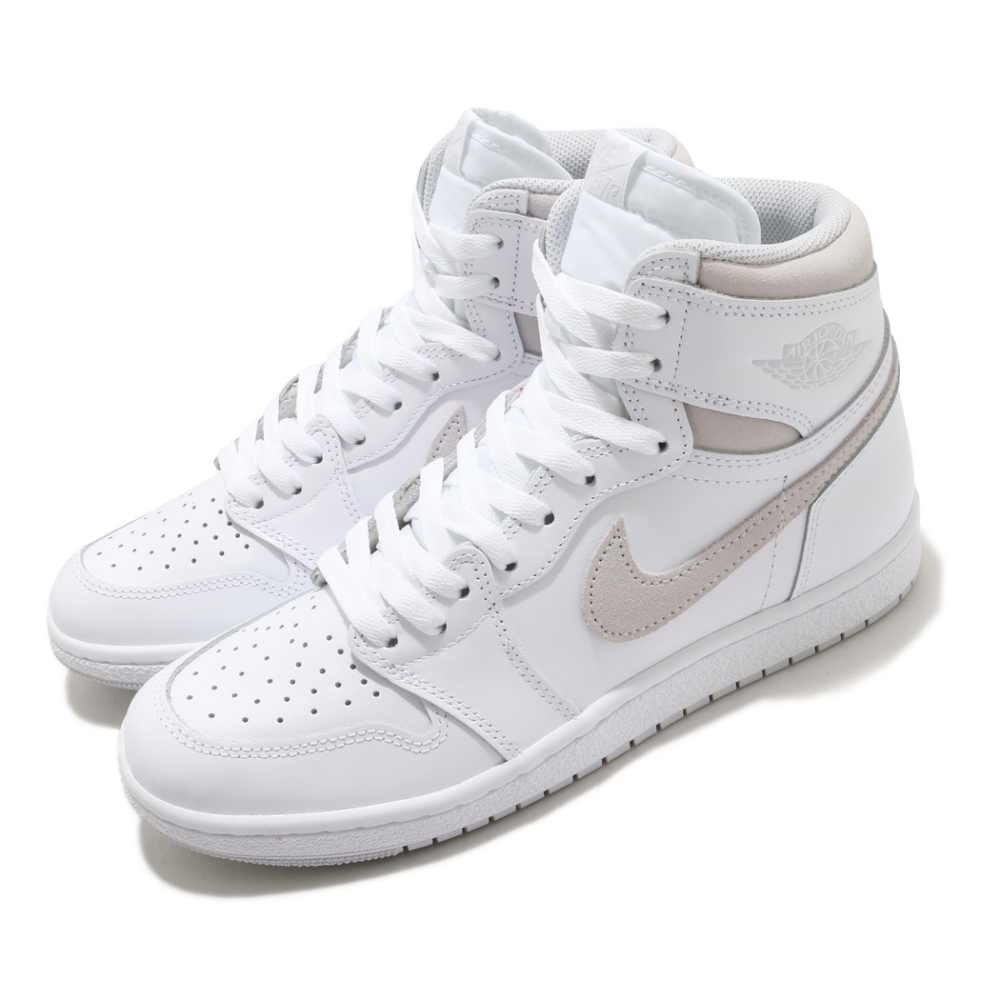 Nike 休閒鞋Air Jordan 1 Hi 85 男鞋Neutral Grey 喬丹AJ1 白灰