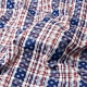 ROBERTA諾貝達 台灣製 進口素材 學院風格 純棉長袖襯衫 藍紅 product thumbnail 2