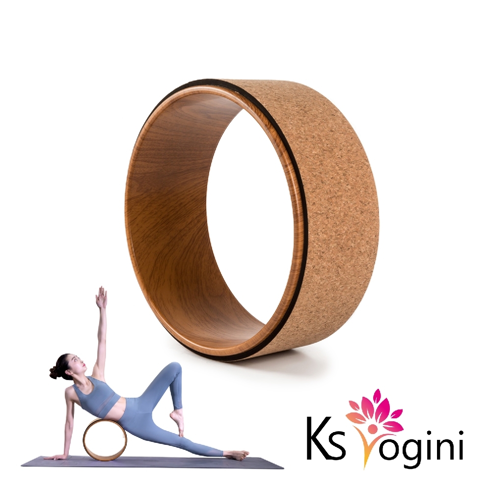 KS yogini 天然軟木伸展訓練瑜珈圈 瑜珈輪