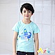 Azio Kids 上衣 Q版飛機字母印花短袖T恤(藍) product thumbnail 1