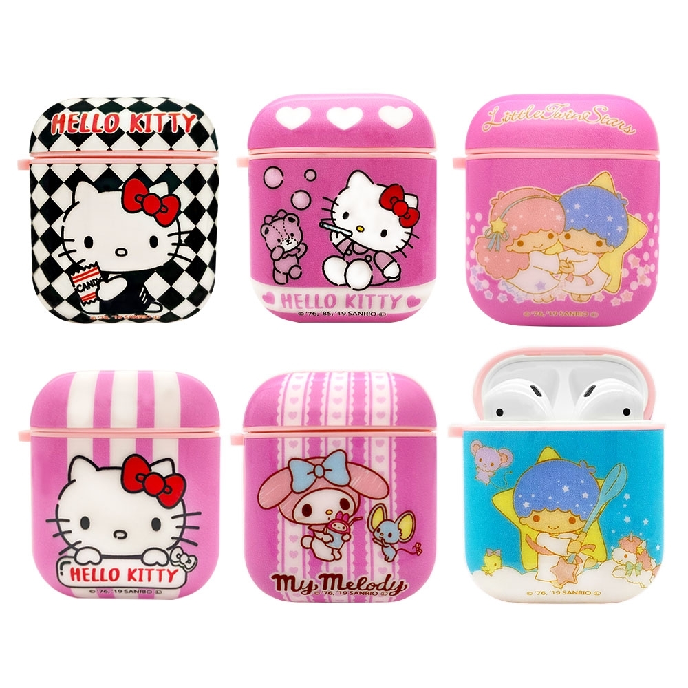 【正版授權】Sanrio三麗鷗 Hello Kitty/美樂蒂/雙子星 AirPods 專用 矽膠保護套