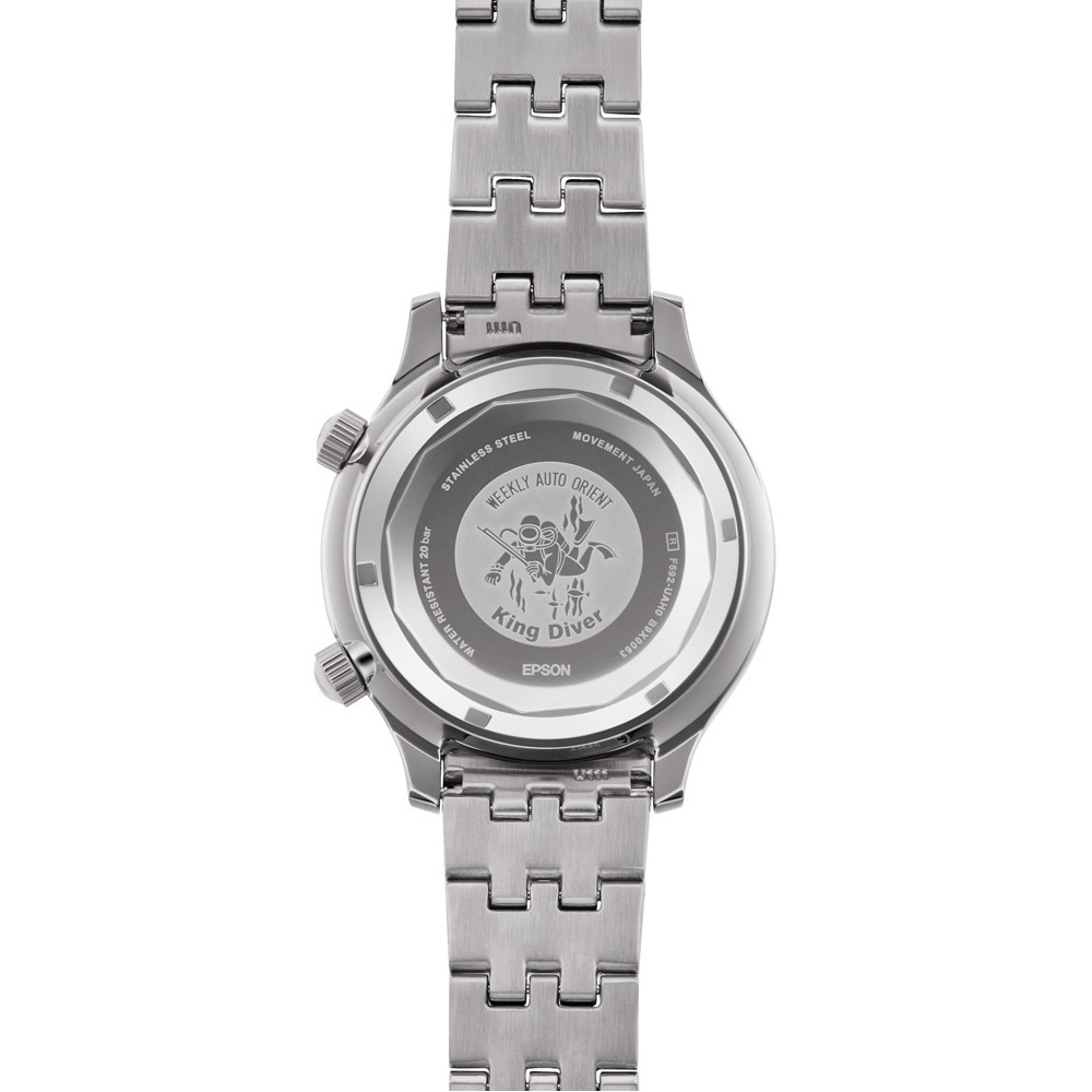 ORIENT 東方錶KING DIVER 系列70週年復刻版機械錶鋼帶款紅色RA