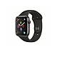 (福利品)Apple Watch Series4 44mm (GPS+網路) 44mm 鋁金屬錶殼配運動錶帶 product thumbnail 1