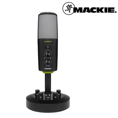 『MACKIE』人聲電容式麥克風 Chromium / USB插孔 公司貨保固