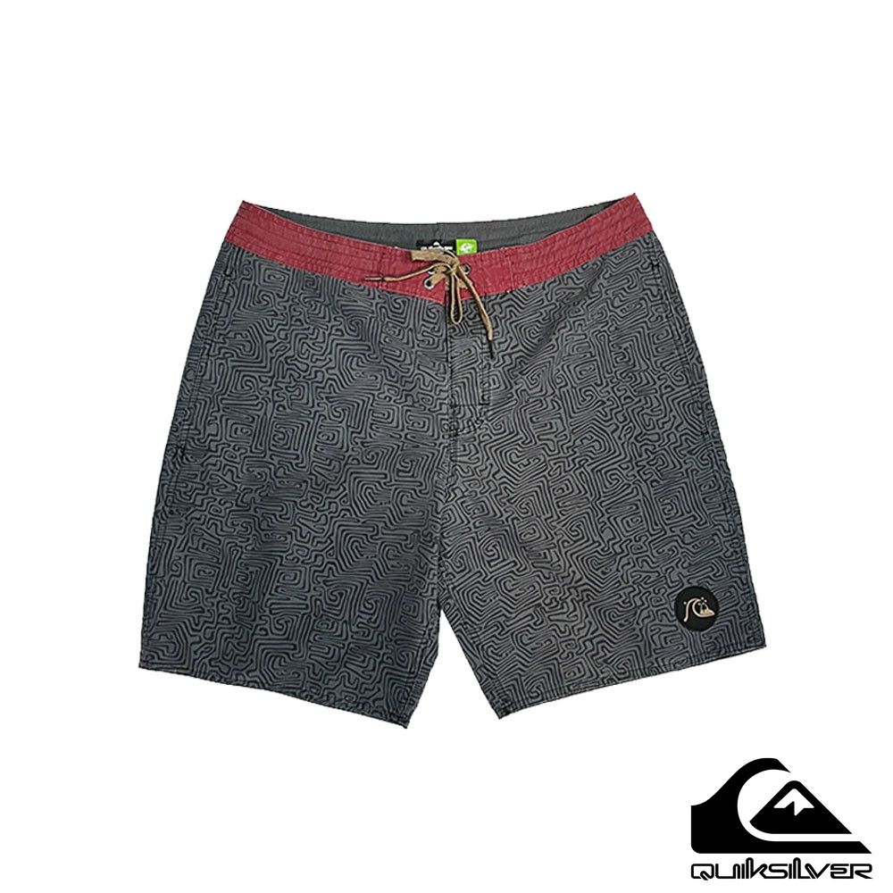 【QUIKSILVER】THE BEACHSHORT 19 衝浪休閒褲 黑色