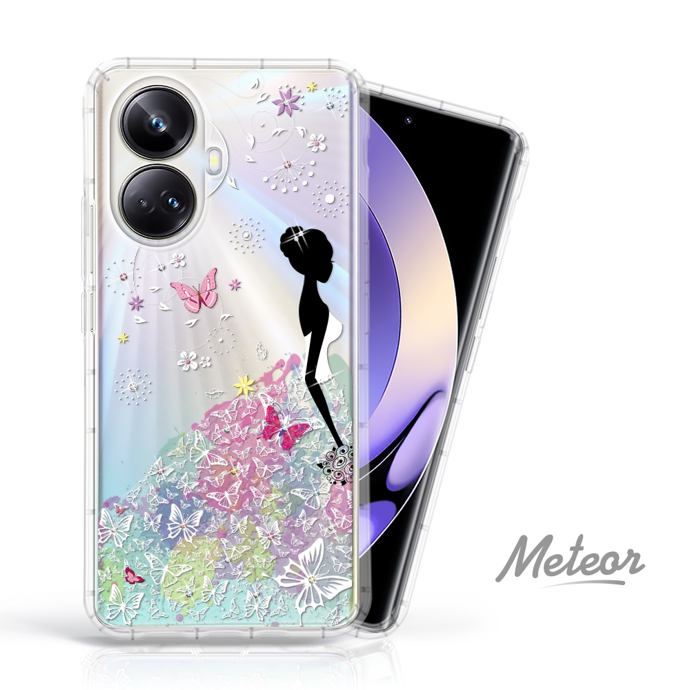 Meteor realme 10 Pro 奧地利水鑽殼 - 花嫁