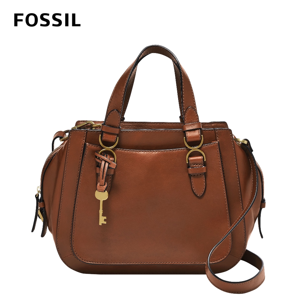 FOSSIL Brooke真皮圓弧側背包-棕色ZB1356200 | 手提/手拿包| Yahoo奇摩 