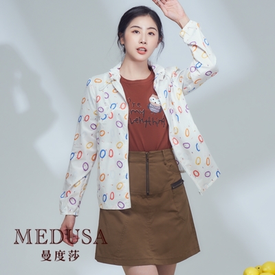 現貨【MEDUSA 曼度莎】彩色圈圈防曬外套（M-2L）｜女外套 抗uv防曬外套