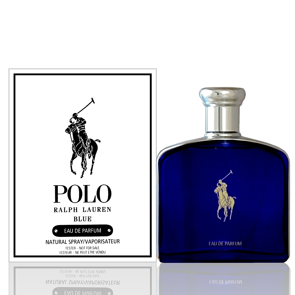 Ralph Lauren Polo Blue 藍色馬球男性淡香精 125ml Tester 包裝