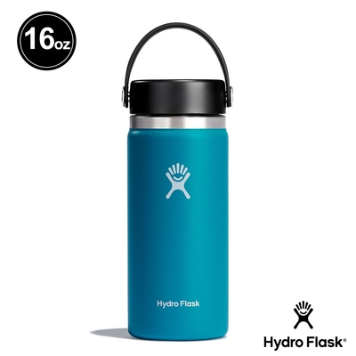 Hydro Flask 16oz/473ml 寬口提環保溫瓶 湖水藍