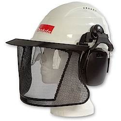 MAKITA牧田 農機用安全帽(含耳罩、面罩) P-54140