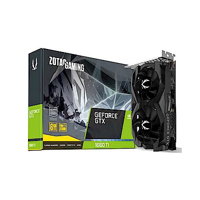 ZOTAC 索泰 GeForce GTX 1660 Ti Twin Fan 顯示卡