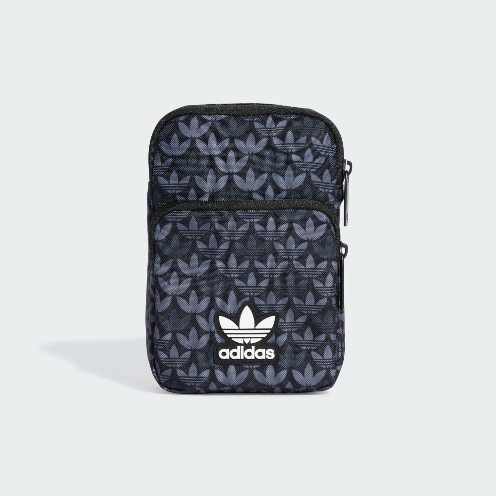 adidas 側背包 斜背包 小包 運動包 三葉草 MONO FEST BAG 黑 IU0011