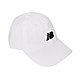 New Balance 老帽 NB Logo Baseball Cap 男款 紐巴倫 運動休閒 棒球帽 帽圍可調 白 黑 LAH91014WT product thumbnail 1