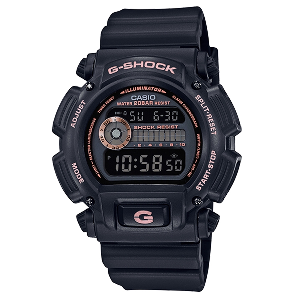 CASIO 卡西歐G-SHOCK耐衝擊構造重新復刻手錶(DW-9052GBX-1A4)