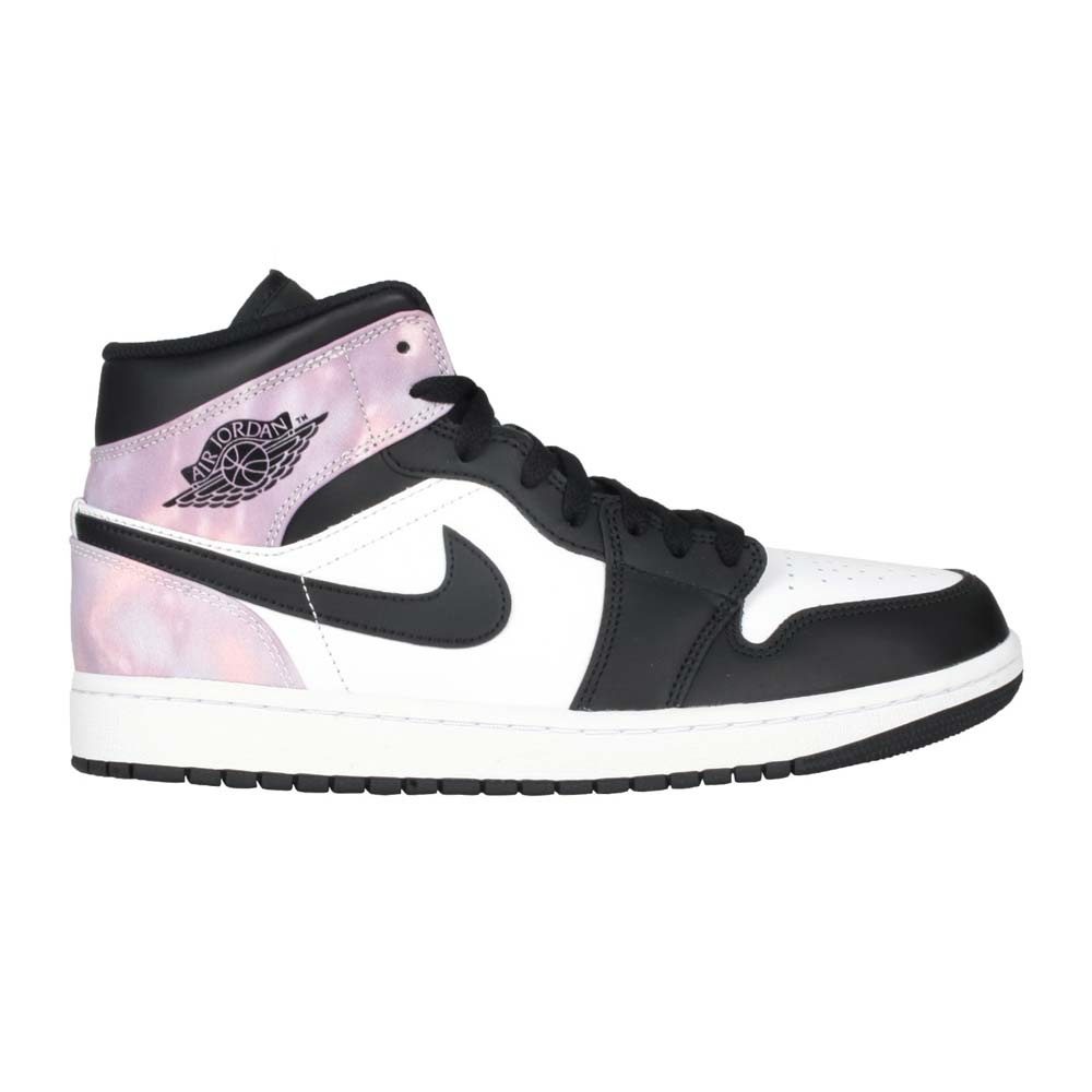 NIKE AIR JORDAN 1 MID SE 男高筒運動休閒鞋-飛人喬丹DM1200-001 白黑