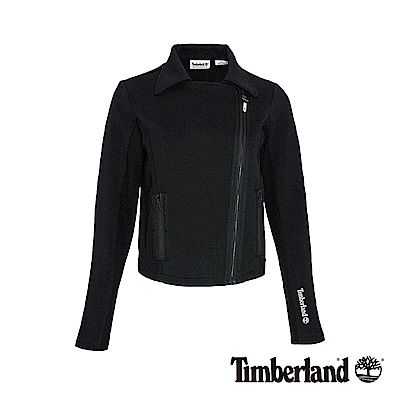 Timberland 女款黑色編織款機車外套|B3801