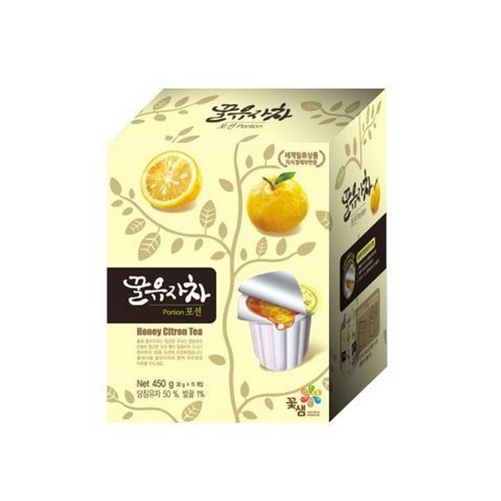【韓味不二】蜂蜜柚子茶茶球(30gx15入)