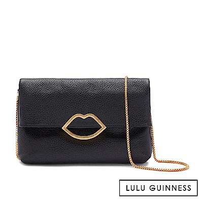 LULU GUINNESS ISSY 手拿/側背包 (黑)