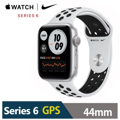 Apple Watch Nike+S6 44mm 鋁金屬錶殼配Nike運動錶帶(GPS) | S6系列