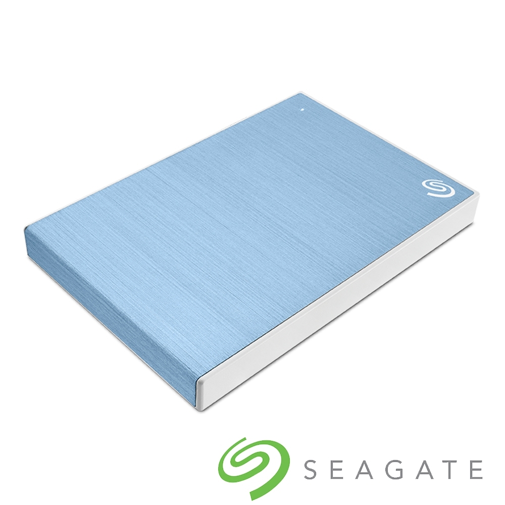 Seagate Backup Plus Slim 2TB 2.5吋 外接硬碟-冰川藍