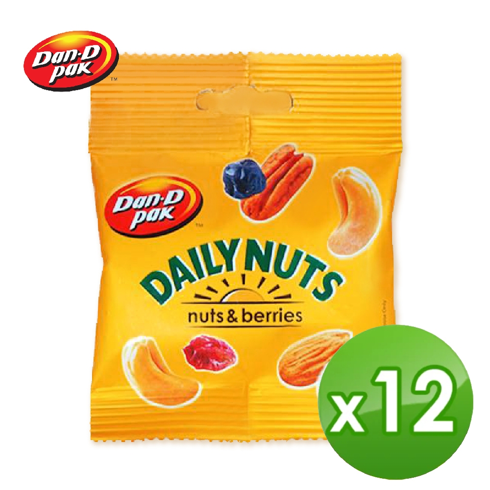 【Dan-D Pak 丹帝】每日堅果果乾25gx12包 (杏仁、蔓越莓乾、腰果、榛果、藍莓乾、胡桃)
