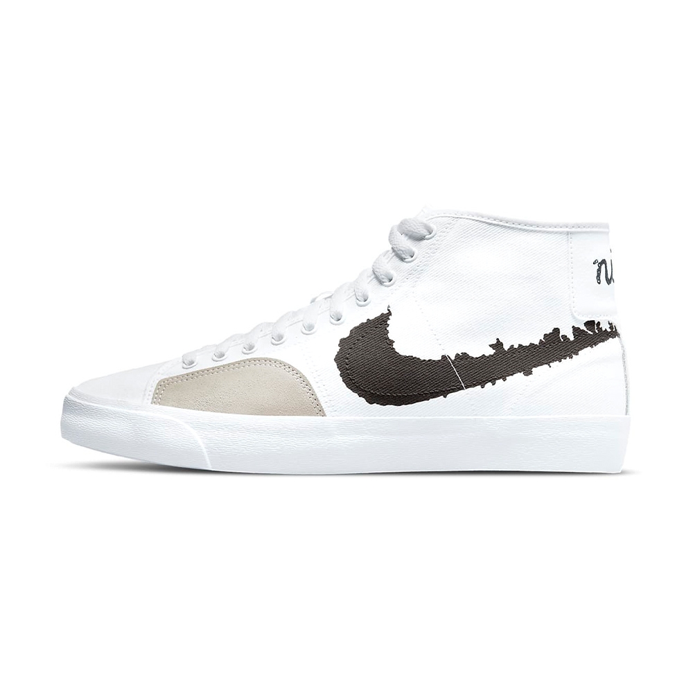 Nike SB Blazer Court Mid Prm 男鞋 白色 復古 高筒 運動 滑板 休閒鞋 DM8553-100