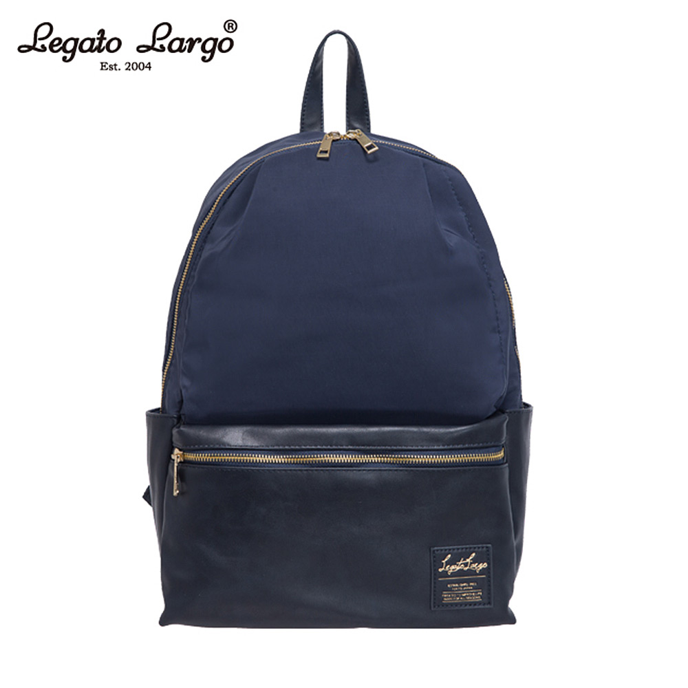 Legato Largo 10口袋後背包-大-深藍 LR-H1051NV